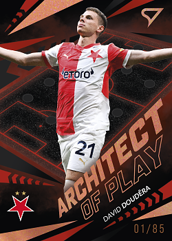 David Doudera Slavia Praha SportZoo Chance Liga 2024/25 2. serie Achitects of Play /85 #AP-03